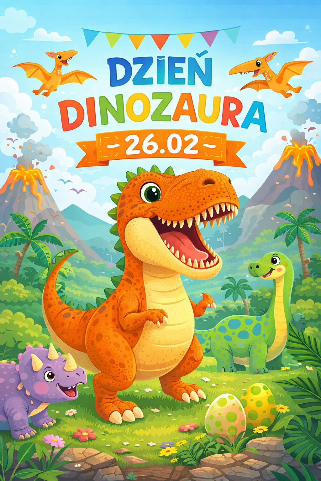 DZIEŃ DINOZAURA w oddziale przedszkolnym