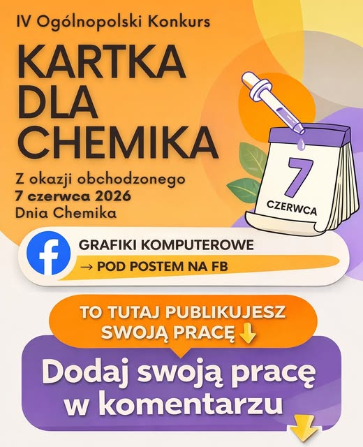 CHEMIA NA WESOŁO! Wspieramy Sebastiana w ogólnopolskim konkursie!