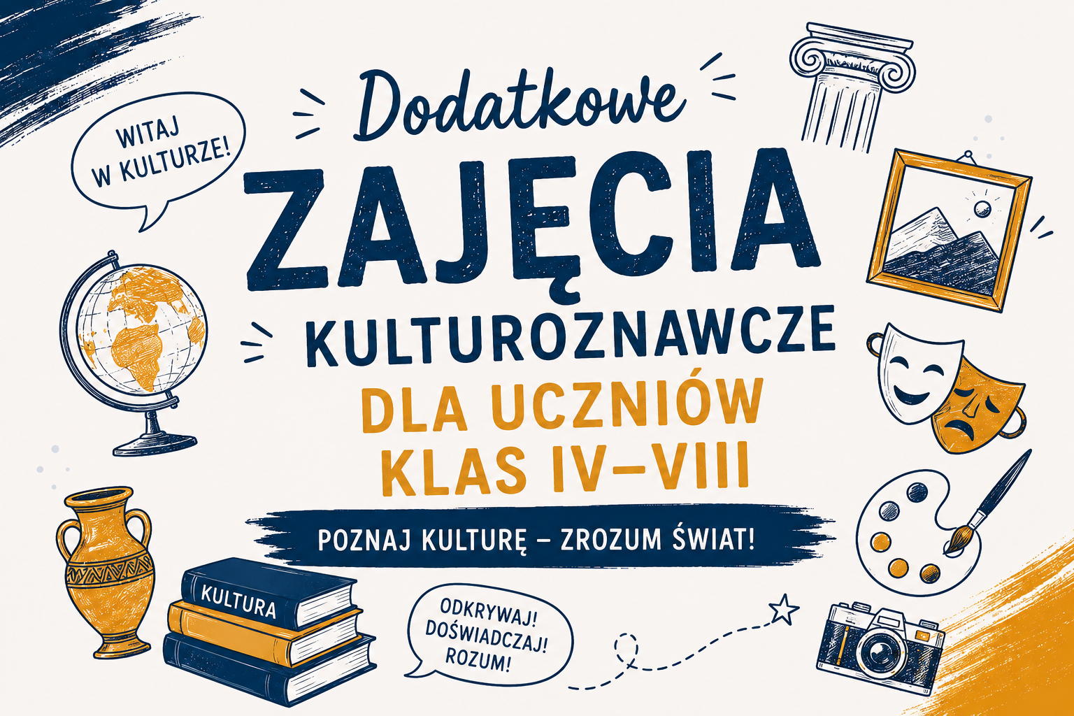 Dodatkowe zajęcia kulturoznawcze dla uczniów klas IV-VIII